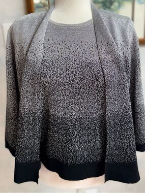 Alfred Dunner 1 pc Sweater Set Gorgeous Elegant Weddings, Holidays, Evenings